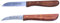 Marsvogel - Duo Pack Gemüsemesser Set - gemischte Klinge - Griffe aus Kirschbaum Holz - Made in Solingen