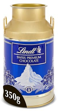 Lindt - Pot Napolitains SWISS PREMIUM CHOCOLATE - Assortiment de Minis Chocolats au Lait, 350g