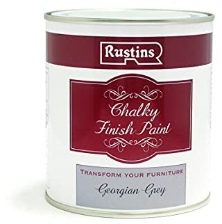 RUSTINS Chalky Finish Paint Georgian Grey 250ml