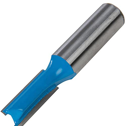 Daptez ® 1/2 Inch Shank 10 x 25mm Straight Metric Cutter Bits Router TCT Twin Flute DIY