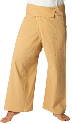 PANASIAM Fisherman Pants Unicolor, Beige XL