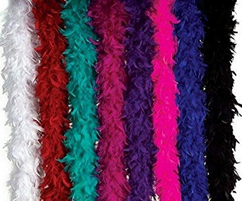 55g Jade Green Feather Boa Costume Accessory