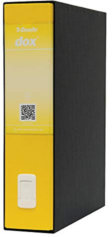 Esselte Dox 1 Class Box Lever Arch File, A4. Yellow