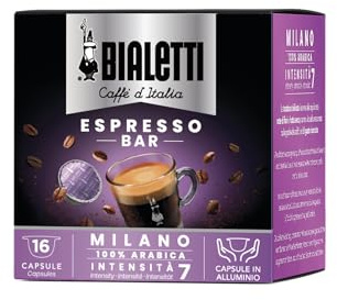 Bialetti Caffè d'Italia Milano, Intensità 7, Confezione da 16