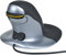 Posturite Penguin Ambidextrous Vertical souris USB Laser 1200 DPI Ambidextre Noir, Argent - Souris (Ambidextre, Laser, USB, 1200 DPI, Noir, Argent)