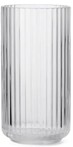 Lyngby Porcelæn Vase H20.5 cm Lyngby aus mundgeblasenem Glas zeitlos, klar