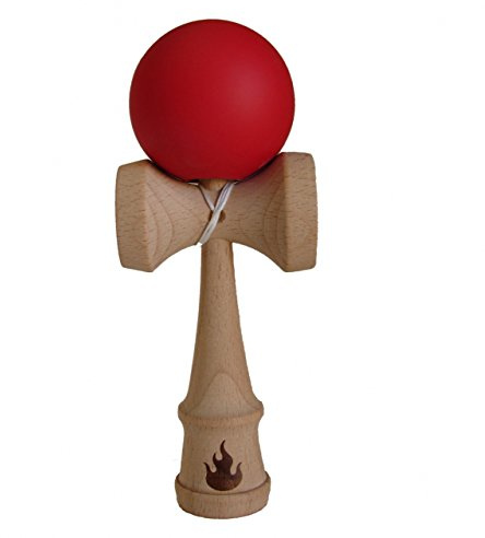 Red Rubberized Kendama