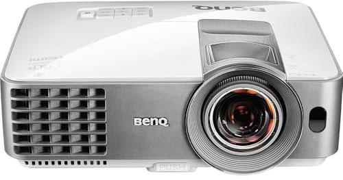 BenQ MW632ST Business Projector, 3200 Lumens, WXGA, Short Throw, Wireless, Dual HDMI, Keystone, 1.2X Zoom, 3D, Golf Simulation, Conference Room, Meeting, Classroom