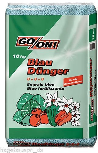GO/ON Blaudünger 10,0 kg Mineralischer Volldünger NPK 8-8-8
