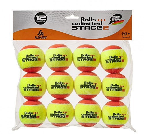 Balls ... unlimited Stage 2 (orange) Kinderbälle, Trainingsbälle 50% Druckreduziert, Methodikbälle - 12er Pack