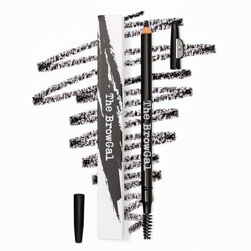 The BrowGal Lápiz Perfilador para Las Cejas Color 01 Negro - 1.2 gr