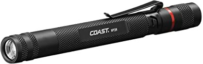 Coast HP3R 500 Lumen wiederaufladbare einstellbare Fokussierung Inspektions-Taschenlampe schwarz