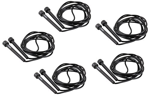 trenas set – fem snabbhastighetsrep – svart – 3 meter