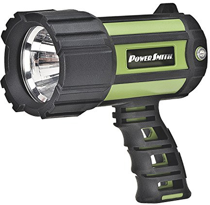 Rechargeable Spotlight 700 Lumen Waterproof Rechargeable Lithium-Ion Battery-Powered LED Spotlight Flashlight with Ergonomic Handle, Wall Charger and Car Charger (PSL10700W)