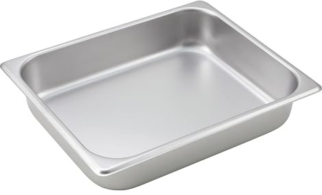 Winco SPH2 44198 Size Pan 2 1/2 (NSF), Stainless Steel, Medium