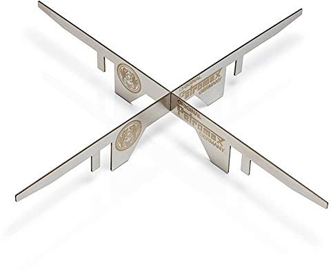 Petromax Stainless Steel Fire Stand, Easy Assembly with Carry Bag to Use with Chimney Starter for Outdoor Campfire Cooking, 13.6