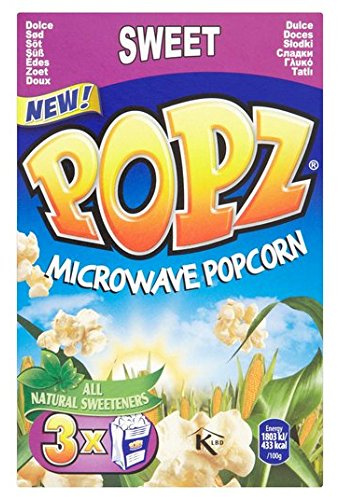 Popz Mikrowellen-Popcorn süß 3 x 100 g
