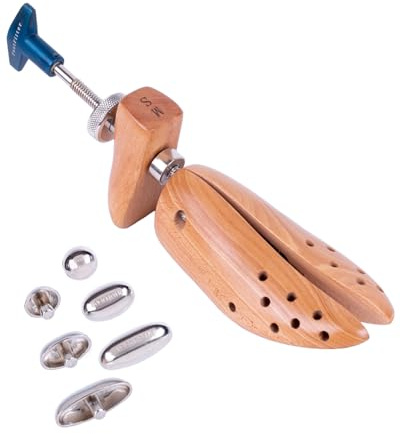 FootFitter Premium Professional 2-Way Shoe Stretcher, Stretches Length & Width, Strong & Heavy Duty Construction (Women’s Medium 7-9) SINGLE