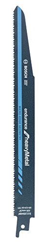 Bosch Accessories Professional 5 Stück Säbelsägeblatt S 1125 HBF Endurance for Heavy Metal (for Metall, 225 x 22 x 1,35 mm, Zubehör Säbelsäge)