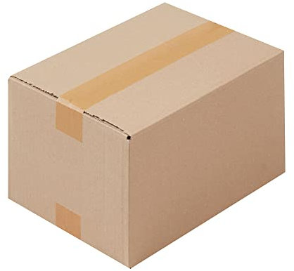 100 Kartons Faltkartons 300 x 215 x 140 mm, einwellig braun