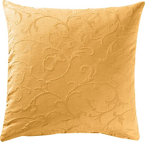 Erwin Müller Kissenhülle Düsseldorf bügelfrei gelb Größe 40x40 cm