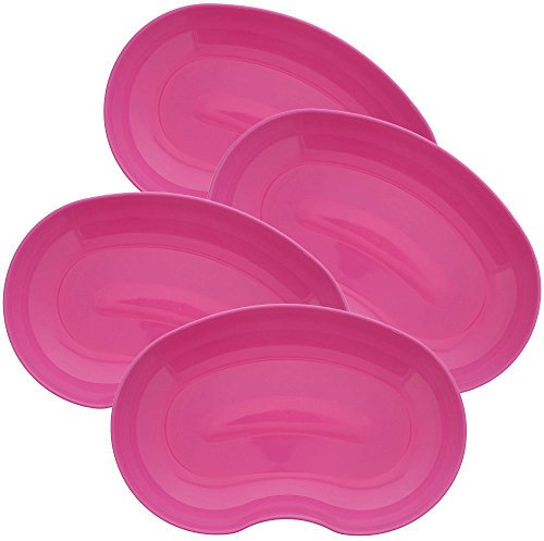 Bol en plastique alimentaire de rein désinfecté, autoclavable, couleurs assorties.