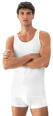Mey Basics Serie Dry Cotton Herren Shirts ohne Arm Weiss XL(7)