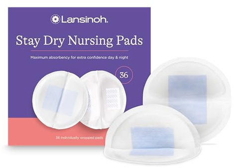 Lansinoh Stilleinlagen, 36 Stück Stay Dry Einweg-Stilleinlagen