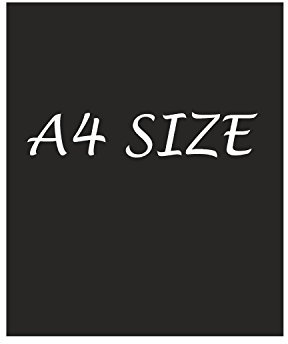 FSSS Ltd A4 SHEET OF SELF ADHESIVE VINYL CHALKBOARD BLACKBOARD CRAFT KITCHEN HOME SCHOOL
