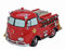 Wurm Spardose Feuerwehr,Feuerwehrauto,Feuerwehrwagen Nostalgie aus Polyserin