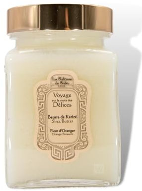 La Sultane de Saba - Sheabutter mit Orangenblüte, 300gr - Reisen Sie auf der Straße der Genüsse