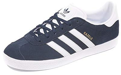 adidas Gazelle J, Sneakers Unisex - Bambini e ragazzi, Blu Collegiate Navy Ftwr White Ftwr White, 36 2/3 EU