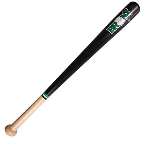 Bronx 32 Wooden Baseball Bat,Black,Adult 32