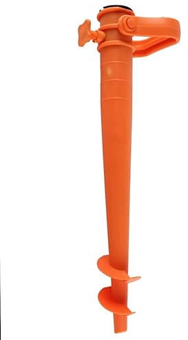 Picchetto puntale in ABS 40x5x5 cm per ombrelloni a palo centrale