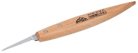Stubai 511821 Coltello da Intaglio, Affilato, 45 mm