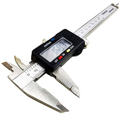 Dapetz ® Electronic Digital Vernier Caliper Stainless Steel Caliper 150mm/6 Inch Measuring Tools with Extra-Large LCD Screen- Inch/Metric Conversion