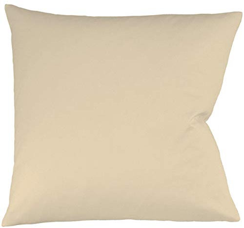 fleuresse Interlock-Jersey-Kissenbezug Uni Colours, Farbe beige 2043 Größe 35 x 40 cm