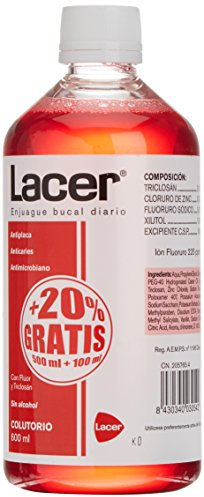 LACER Colutorio, Estándar, Único, 600 Mililitros