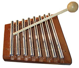 Glockenspiel Xylophon Glocken Klang Holz Kinder Musikinstrument Spielzeug Rhythmus Percussion (Unbemalt)
