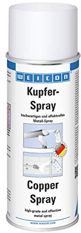 WEICON Kupfer-Spray 400ml hochwertiges und effektvolles Metallspray