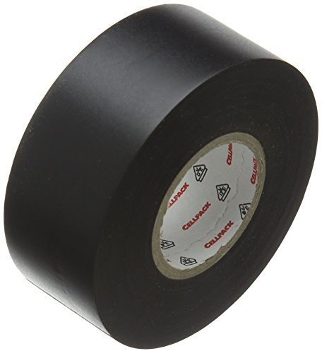 Cellpack, No. 128, dimensions 25m x 30mm x 0,15mm (longueur x largeur x épaisseur), noir, Ruban d'isolation électrique en PVC
