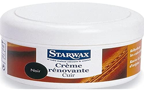 STARWAX Creme de Soin Cuir 150ml Noir, Voir Descriptif