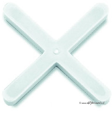 RUBI 2001 | Cruceta para Juntas | 3 mm | 1000 unidades | Estructura Hueca con Refuerzos Internos | Instalación de Revestimientos y Pavimentos con Junta Mínima