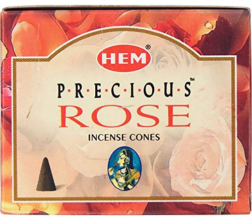 HEM -Precious Rose Incense Cones - Pack of 12