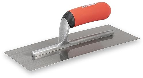 WAL-BOARD TOOLS Curved Drywall Trowel, Tapered 11 Inch Blade, Soft Grip, 046-031
