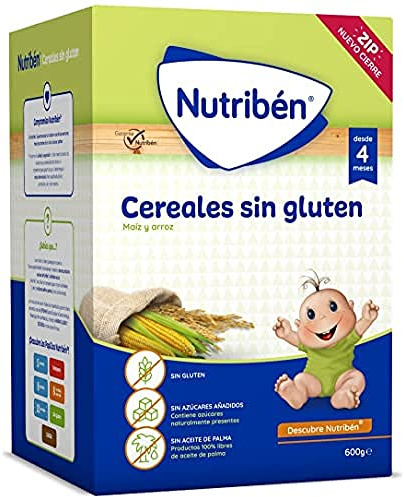 Nutribén Papilla Cereales sin Gluten, 600g