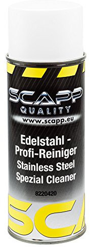 SCAPP Equipment Edelstahl - Profi-Reiniger - Stainless Steel Spezial Cleaner / 400ml Spraydose