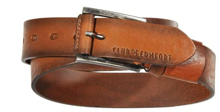 Club of Comfort - Herren Gürtel Leder a54 - braun Größe: 115