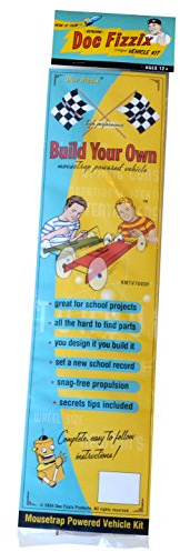 Doc Fizzix Build Your Own Mousetrap Car Kit - Great for All STEM Science and Engineering Projects