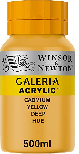 Winsor & Newton, Galeria Acrylic, Cadmium Yellow Medium Hue, 500ml